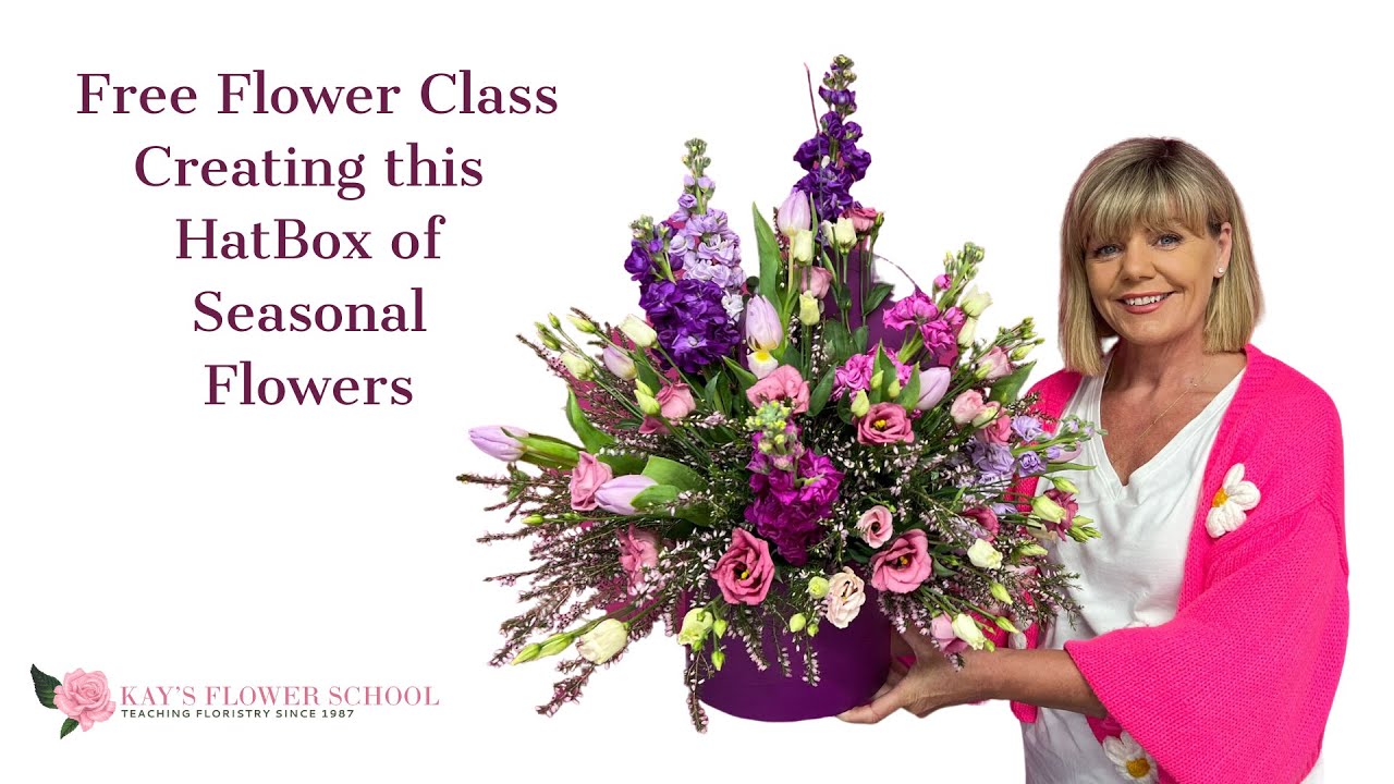 How to make a seasonal Hatbox of flowers