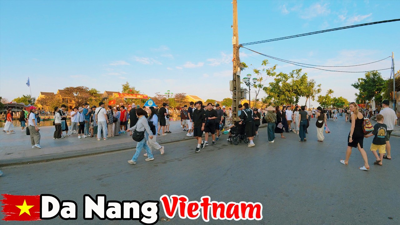 [4K] Хойан, Дананг, Вьетнам - Пешеходная экскурсия по уличному рынку Хойана в дневное время, 2026...
