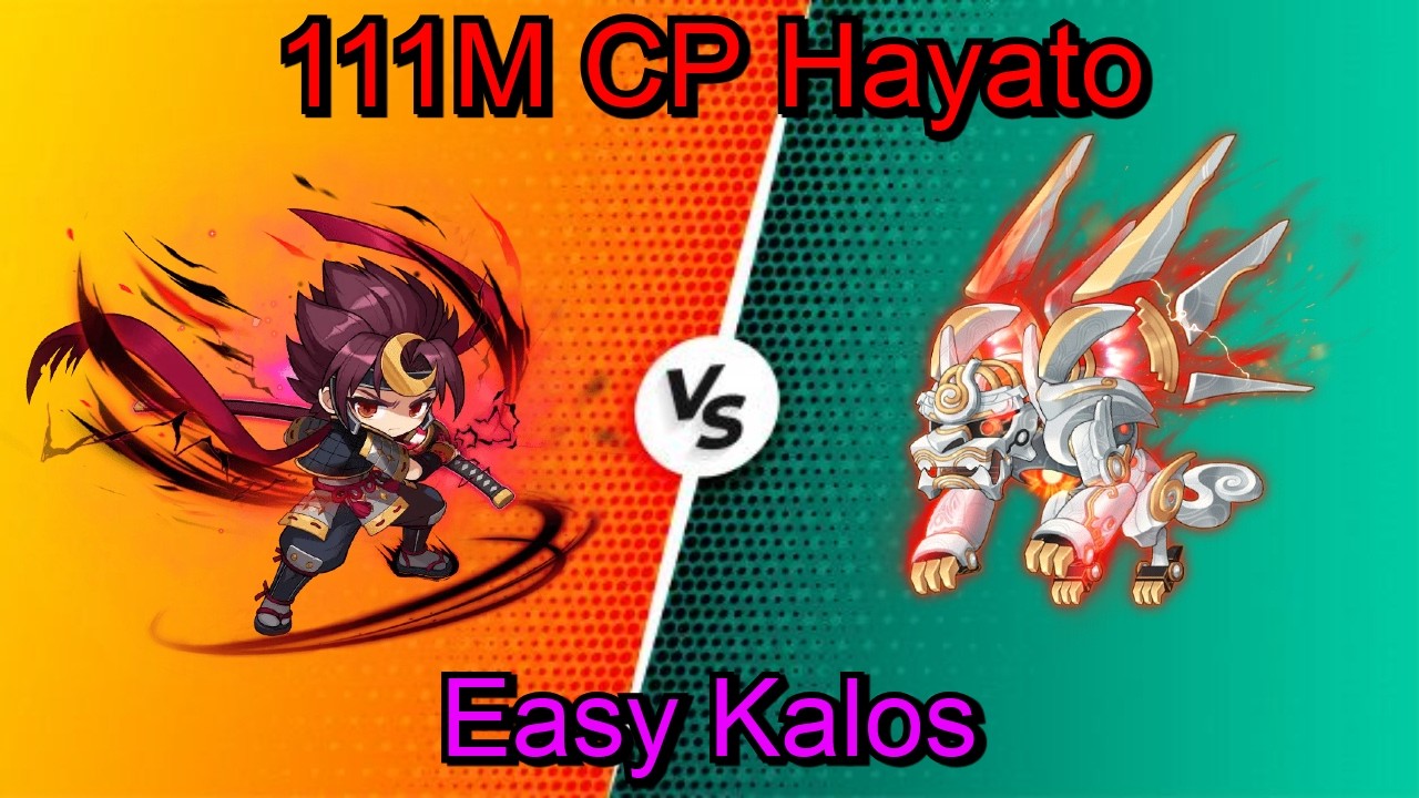 [Maplestory Kronos] 111M CP Hayato Solo Easy Kalos