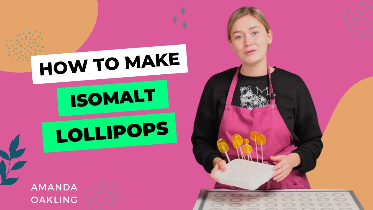 The Easiest Way to Make Stunning Isomalt Lollipops for Cakes!