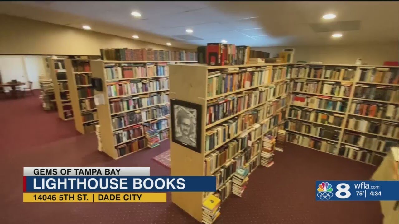 Browse through rare books at this Gem of Tampa Bay