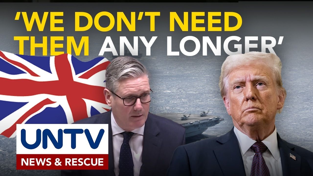 Trump, binatikos ang UK dahil sa huling suporta sa gulo sa Iran