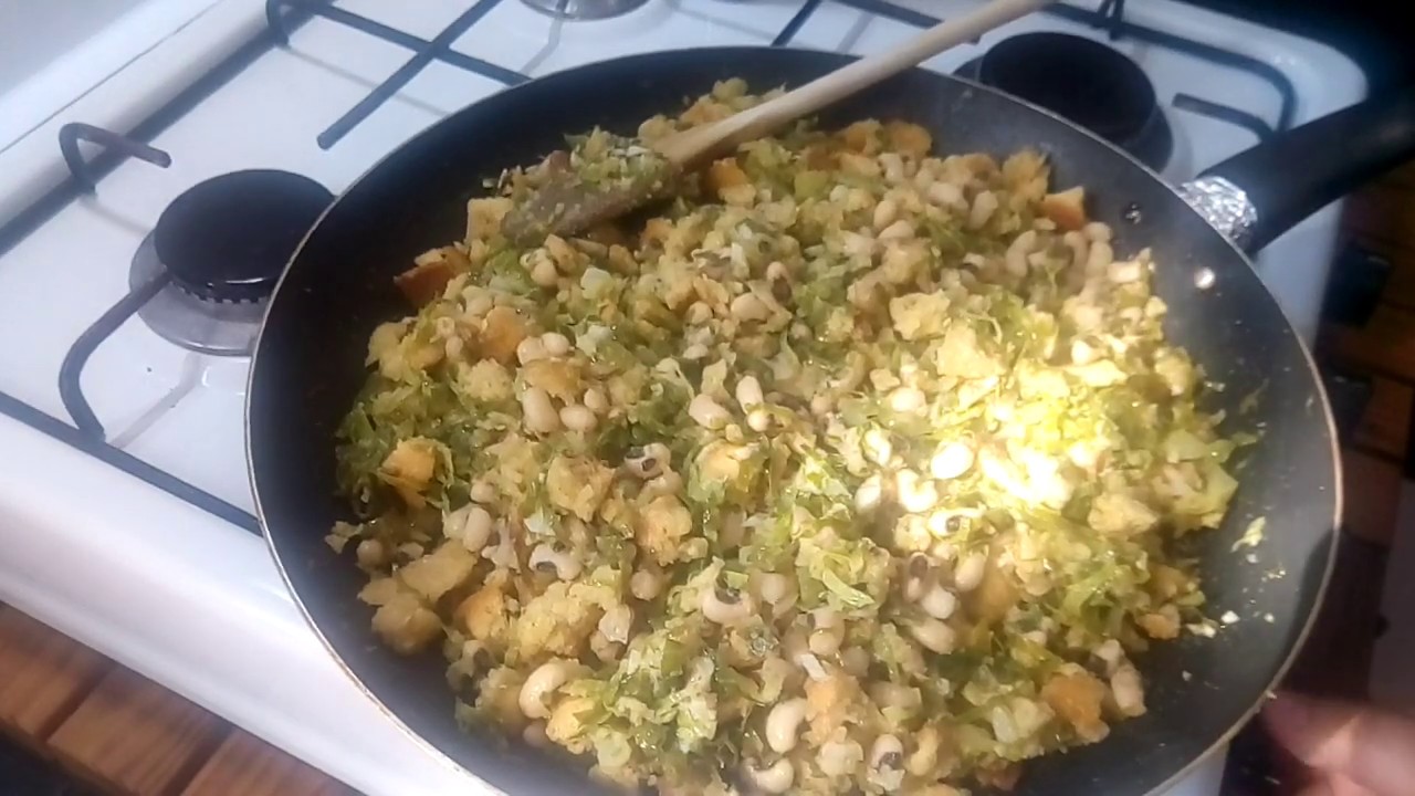 Migas de couve com feijão frade (Receita á moda de casa) #canalcasaportuguesa