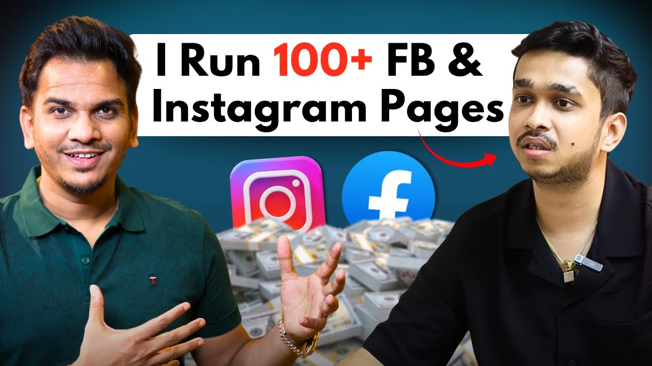He Run 100+ Facebook & Instagram Pages !
