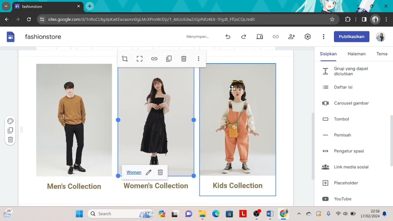 Tutorial membuat website toko online dengan Google Sites