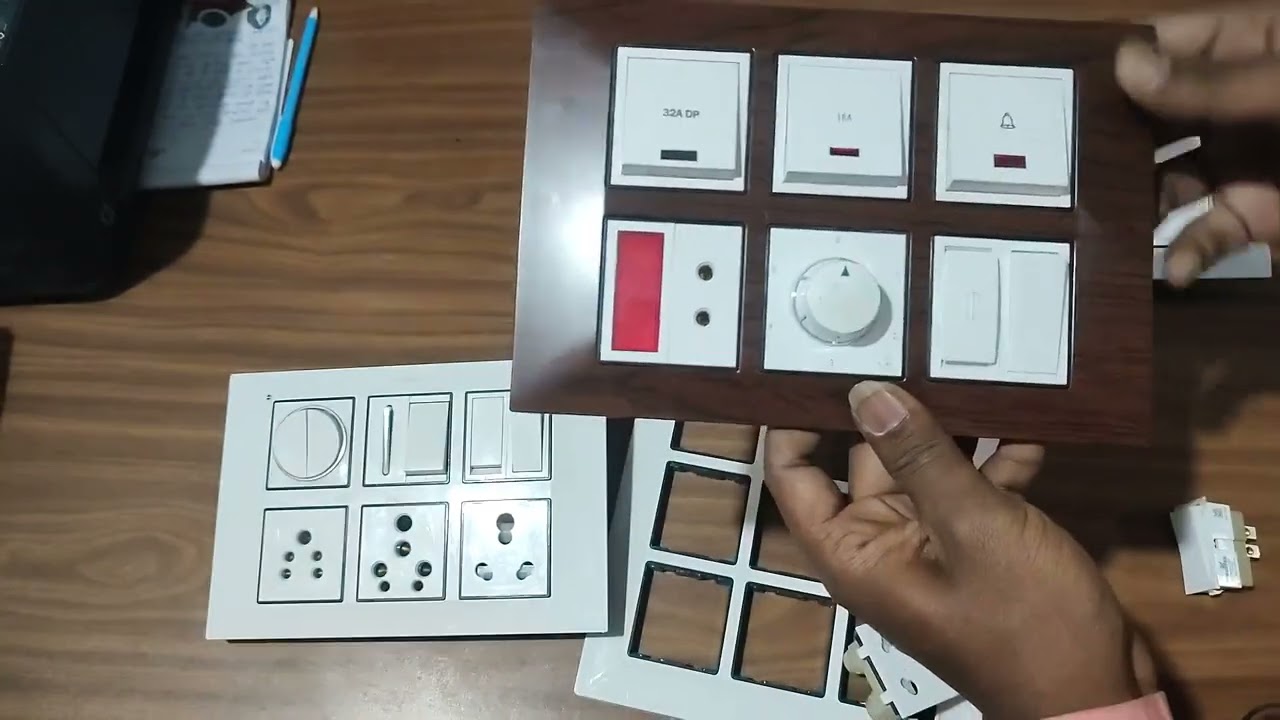 modular switch board fitting