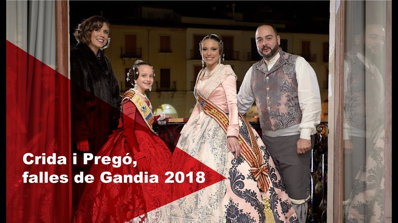 Pregó i Crida de las falles de Gandia 2018 | DIANA MORANT
