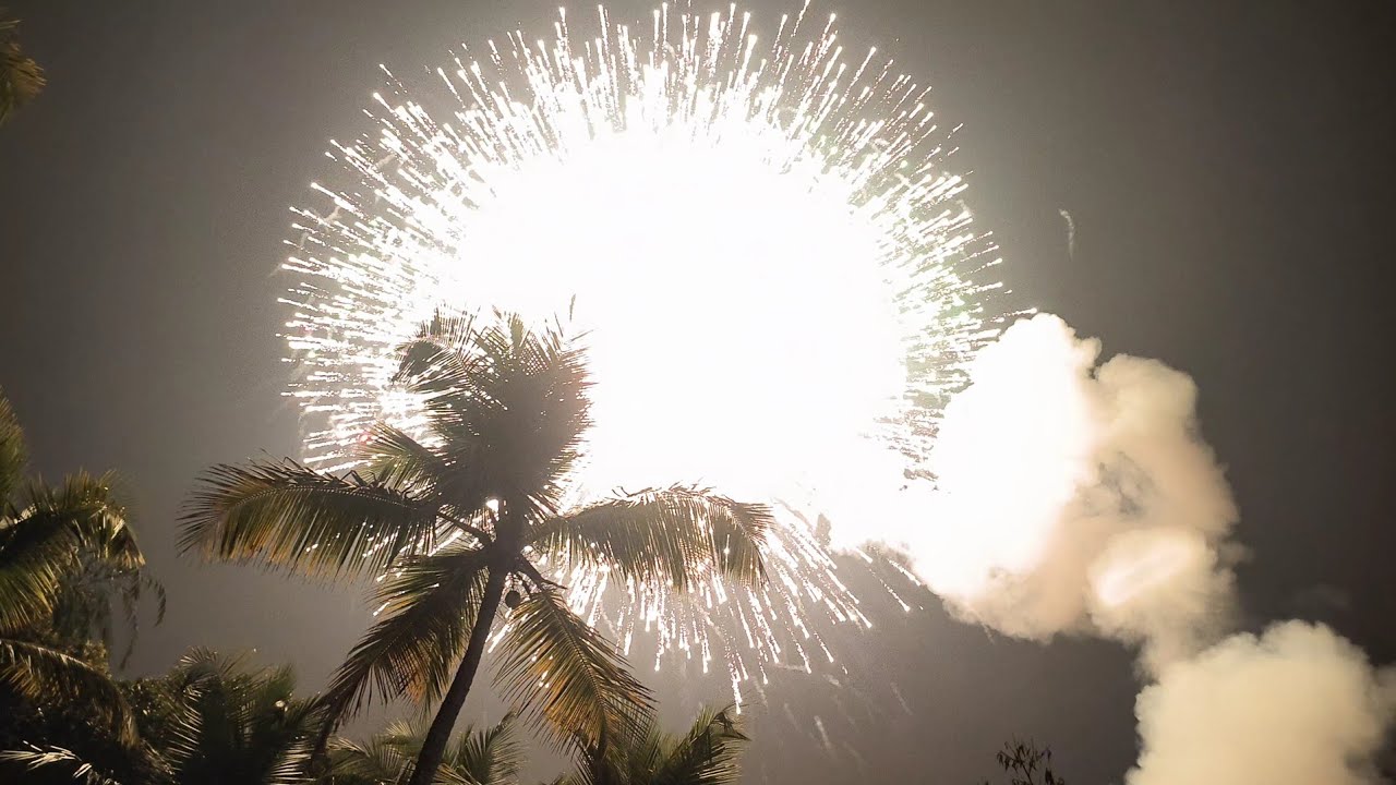 fireworks kurinji  temple  payyannur