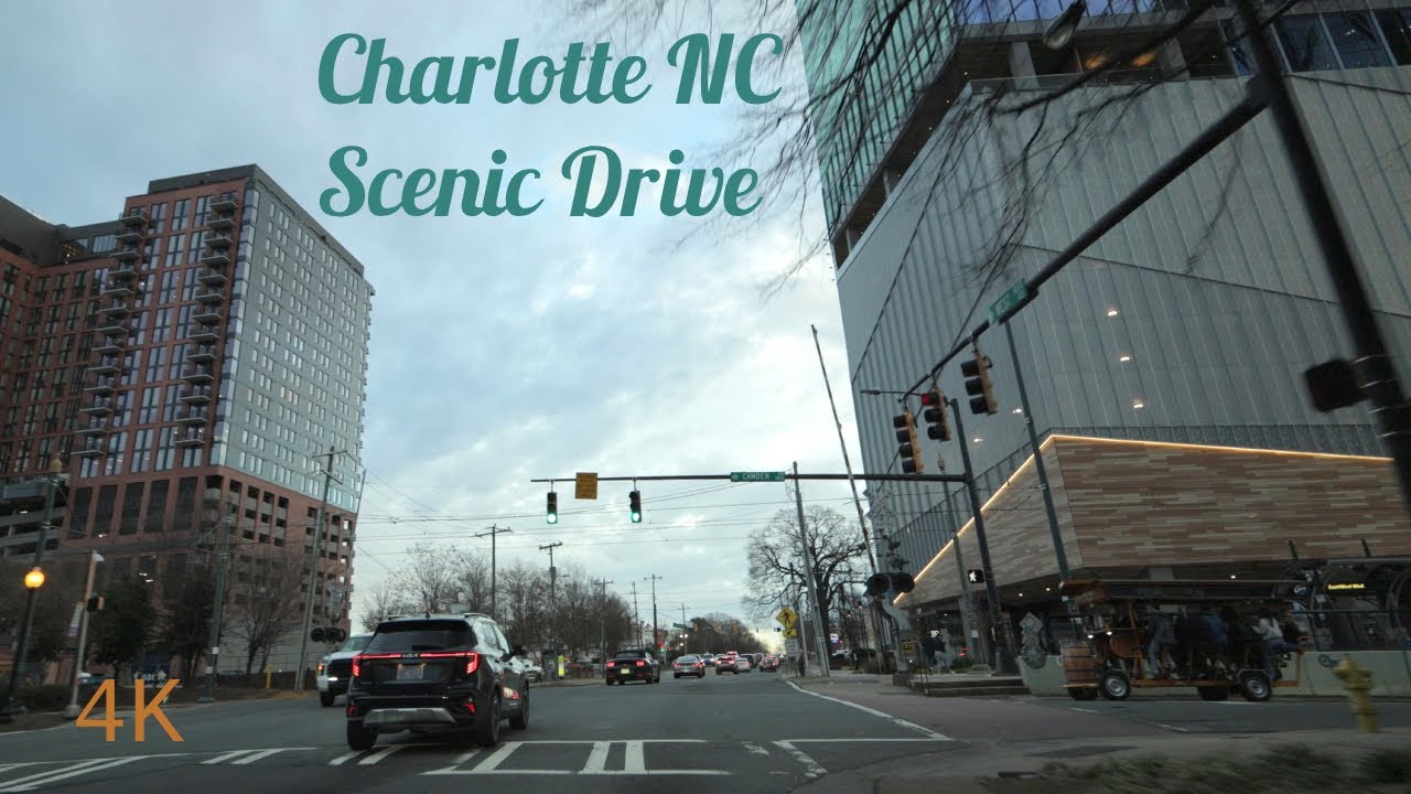 A Warm Winter Day in Dilworth, Charlotte | Scenic Drive