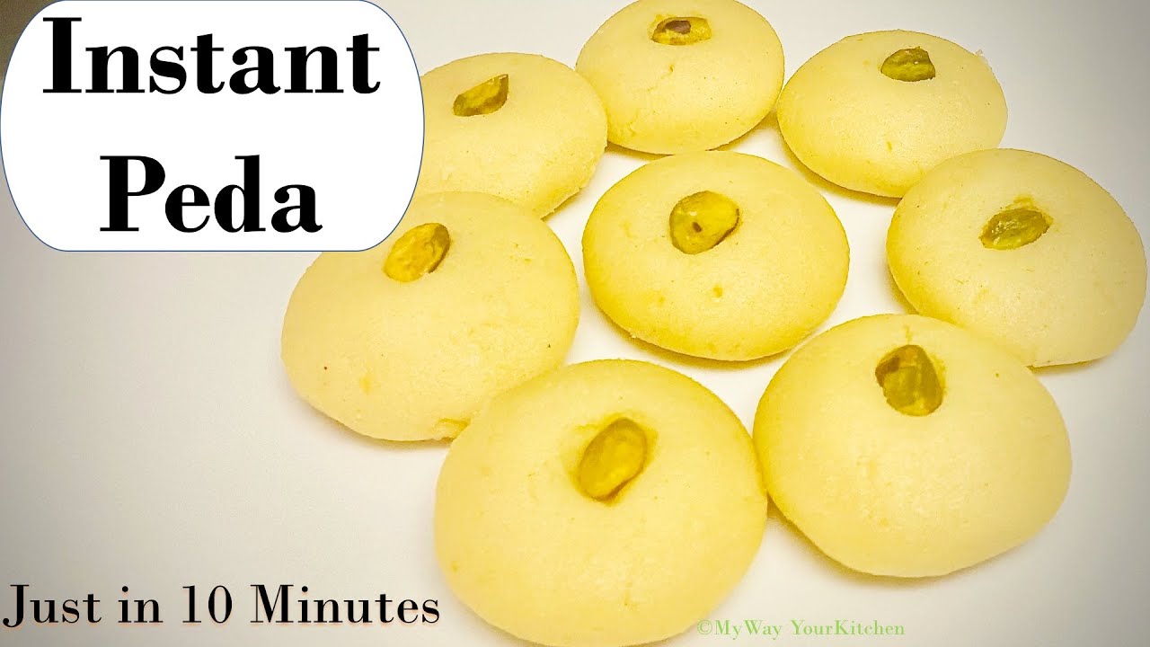 Khoya Peda Recipe | Mawa Peda Recipe | Instant Peda