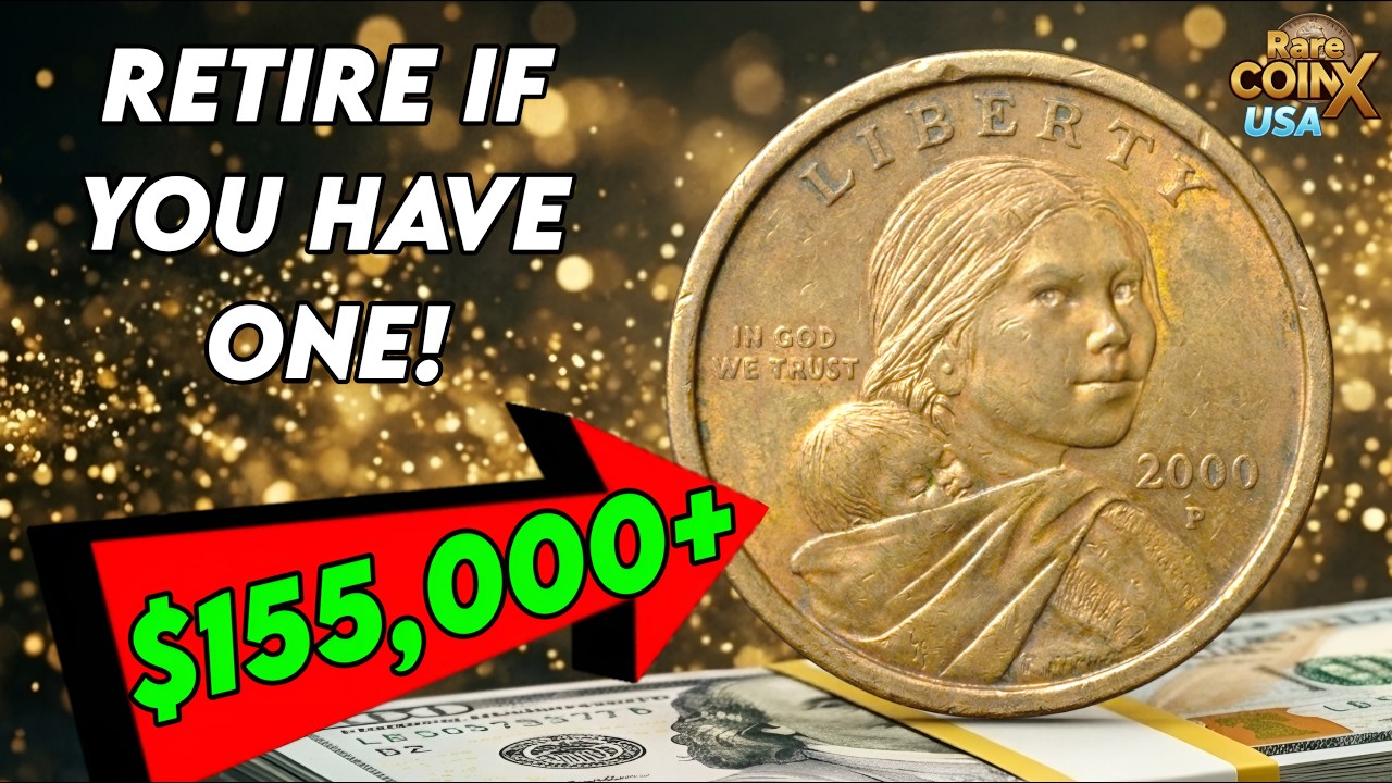 Top 3 Most Valuable First-Year Sacagawea Dollars Worth $155,000+ 💰 Rare $1 Coins!