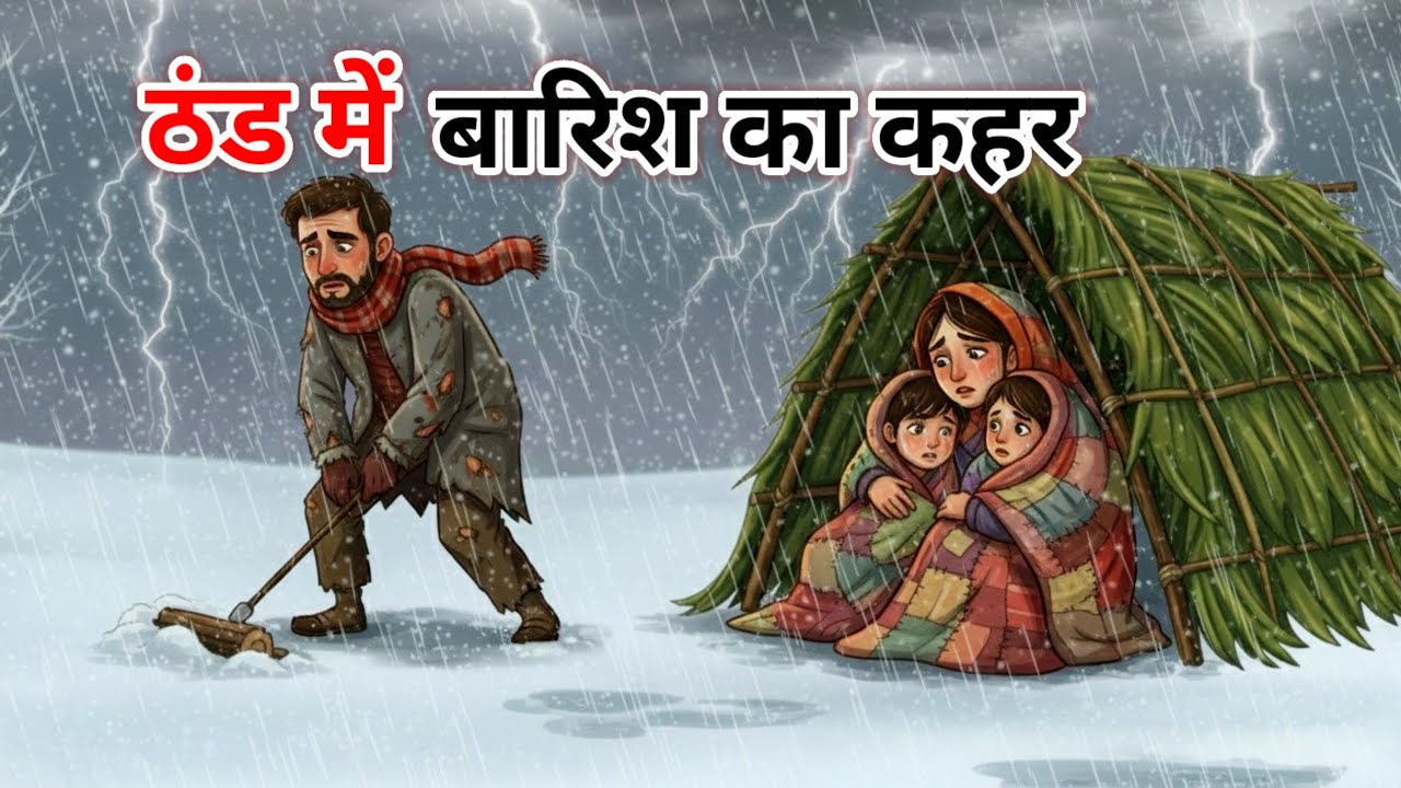 Thand Me Barish Ka Khahar | बारिश का अहर | Hindi Kahani | Moral Stories Cartoon 