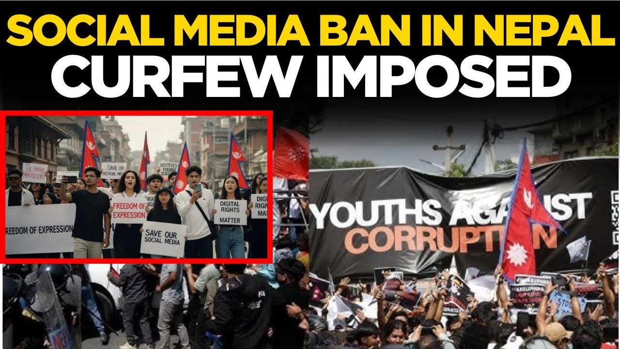Nepal Protest Live: Youth protest in Kathmandu over govt&rsquo;s decision to block social media | YouTube