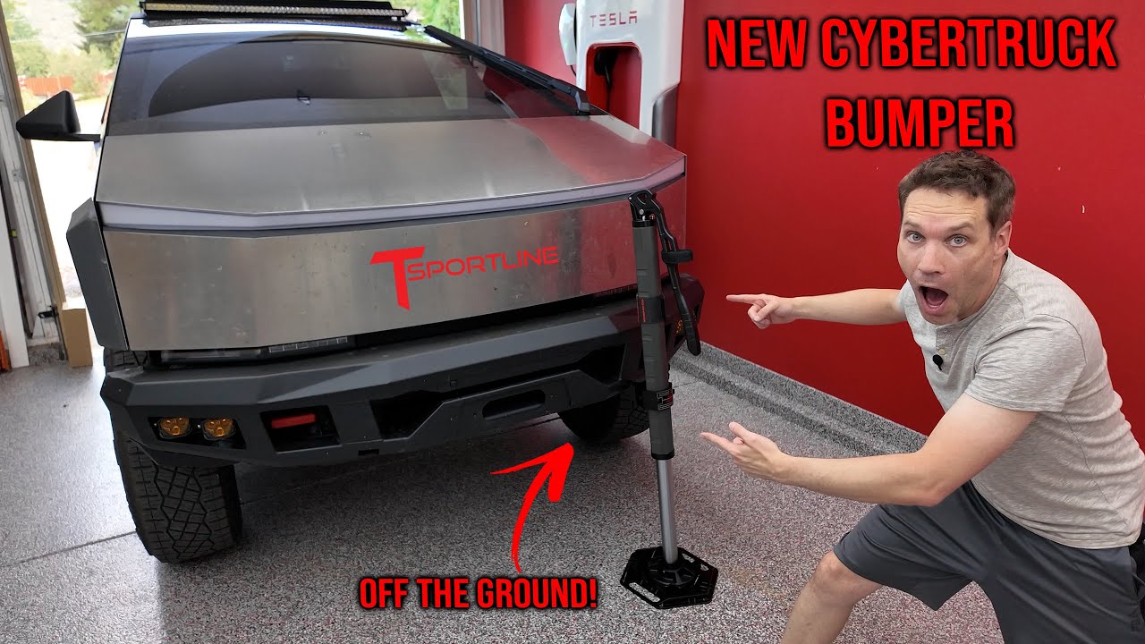Upgrading the Tesla Cybertruck with a Complete Bumper Change from TSportline!