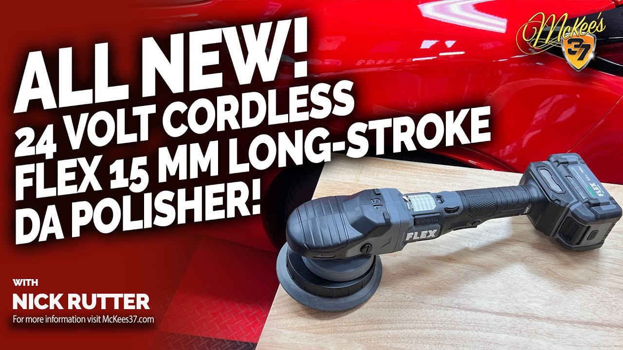 NEW! 24 Volt FLEX 15mm Long-Stroke Orbital Polisher