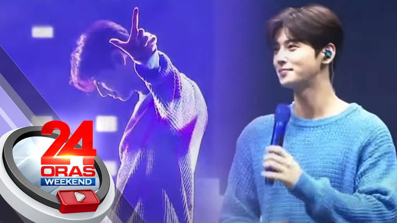 Fan meet ni Korean actor at Astro member Cha Eun Woo, dinumog | 24 Oras