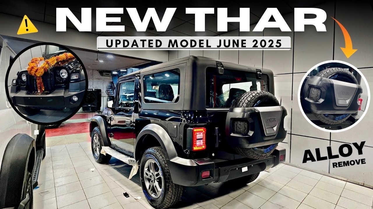 2025 THAR RWD UPDATED MODEL ❤️ BIGGEST UPDATE ON THAR RWD ₹13.16 LAKH 🔥