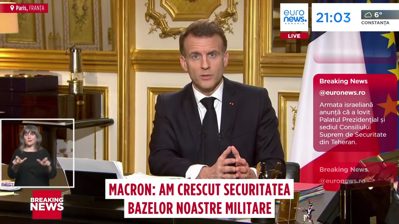 Emmanuel Macron a confirmat trimiterea portavionului Charles de Gaulle în Marea Mediterană