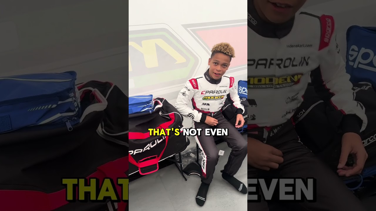 Growing kid + new race suit = risky business 😳😂#graysondeanracing #f1 #Motorsport #racecar