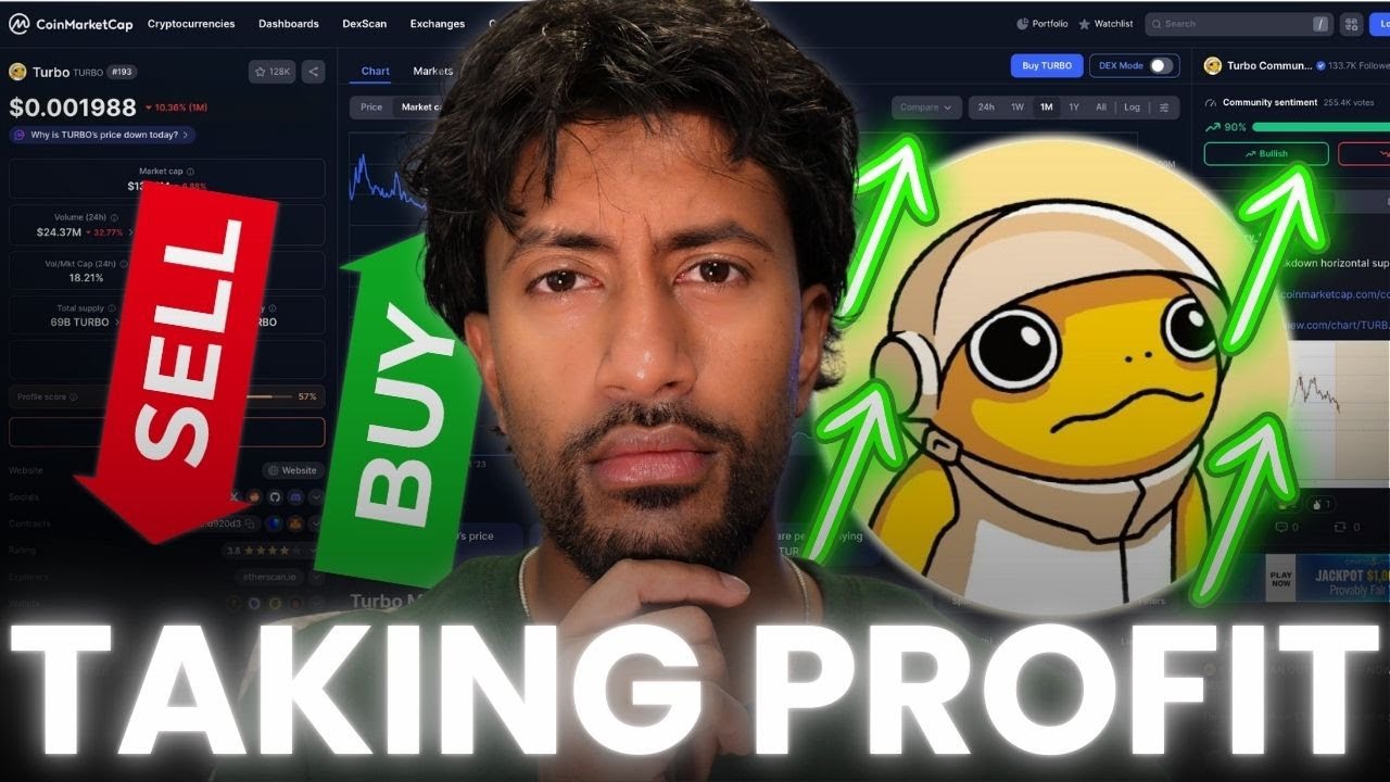 Когда фиксировать прибыль по $TURBO и другим мемным монетам...