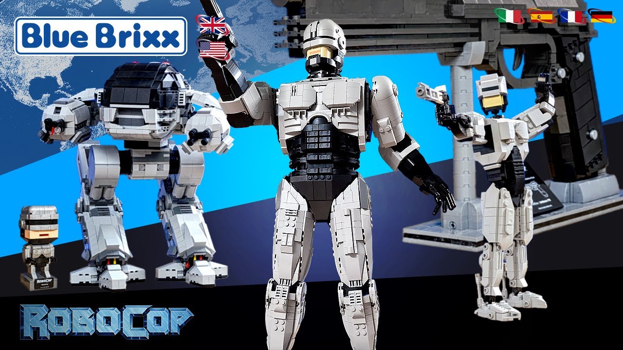 BlueBrixx Robocop - all sets & prototypes sneak peak! Official collectibles based on movies
