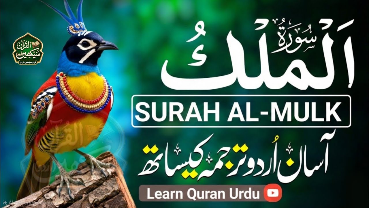 Surah Al-Mulk with Urdu Translation || Beautiful Quran Recitation for Peace & Protection