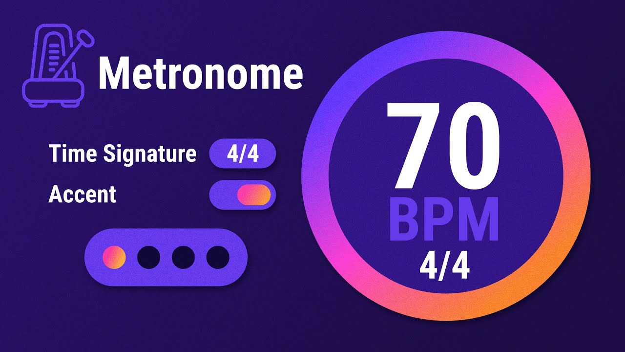 70 BPM 4/4 - Metronome