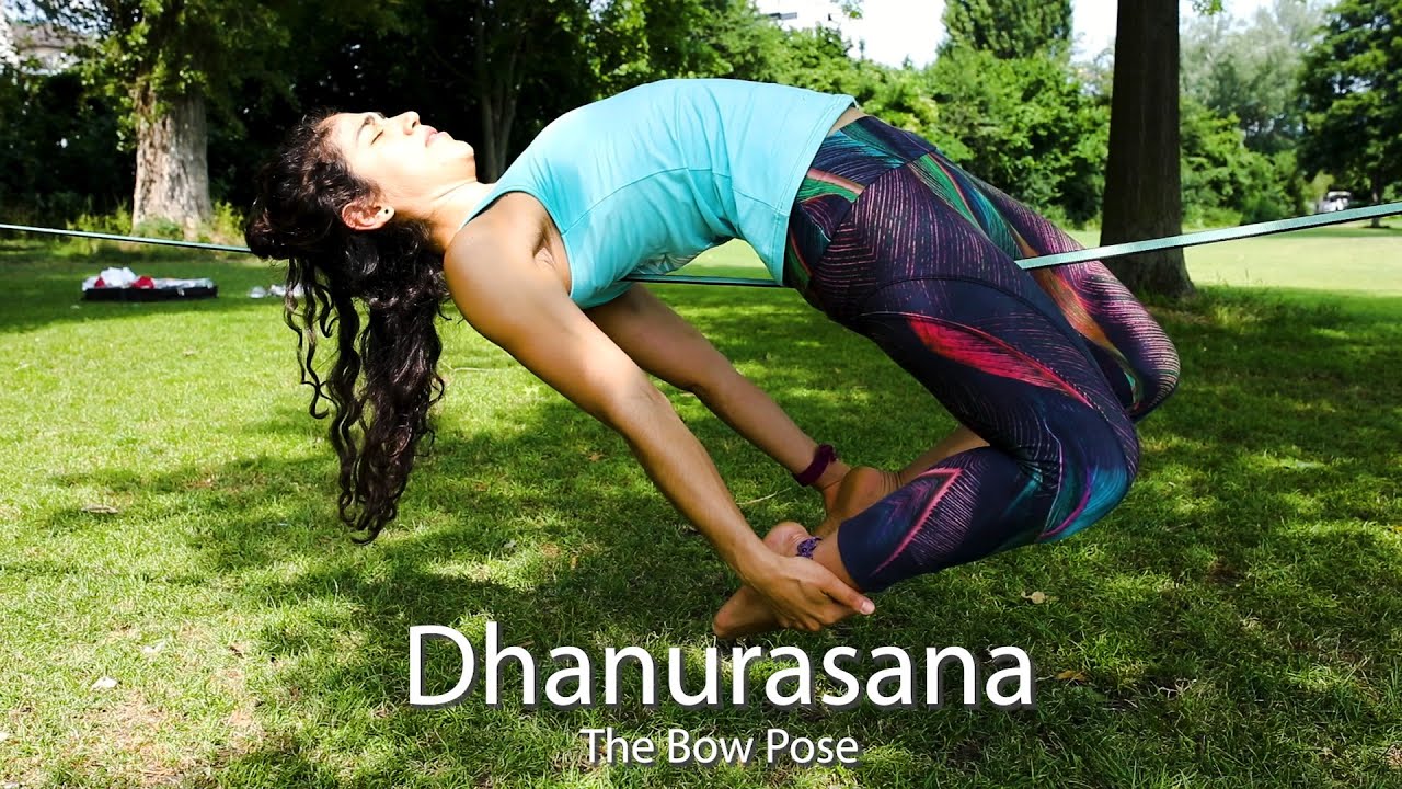 Slackline-Yoga Tutorial: The Bow Pose