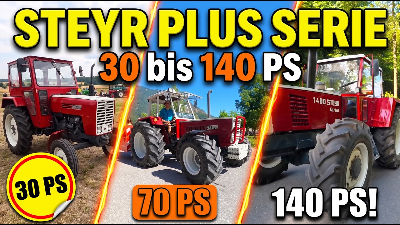 Steyr Plus Serie Best of: vom Zweizylinder zum Sechszylinder
