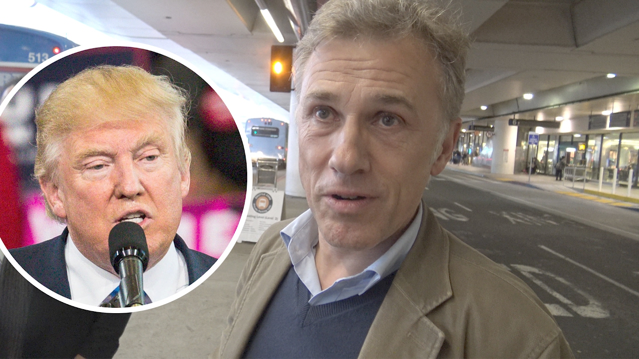 Christoph Waltz Has Harsh Words for President Trump | Splash News TV