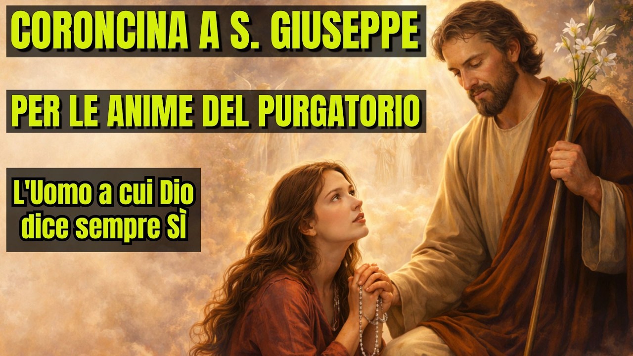 Coroncina a SAN GIUSEPPE: La Preghiera Potente per Liberare le Anime del Purgatorio.