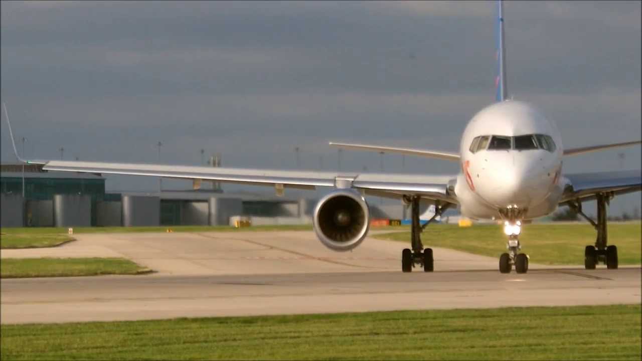 Jet2 Holidays | 757-200 | G-LSAN | 23L Takeoff At Manchester Airport | HD