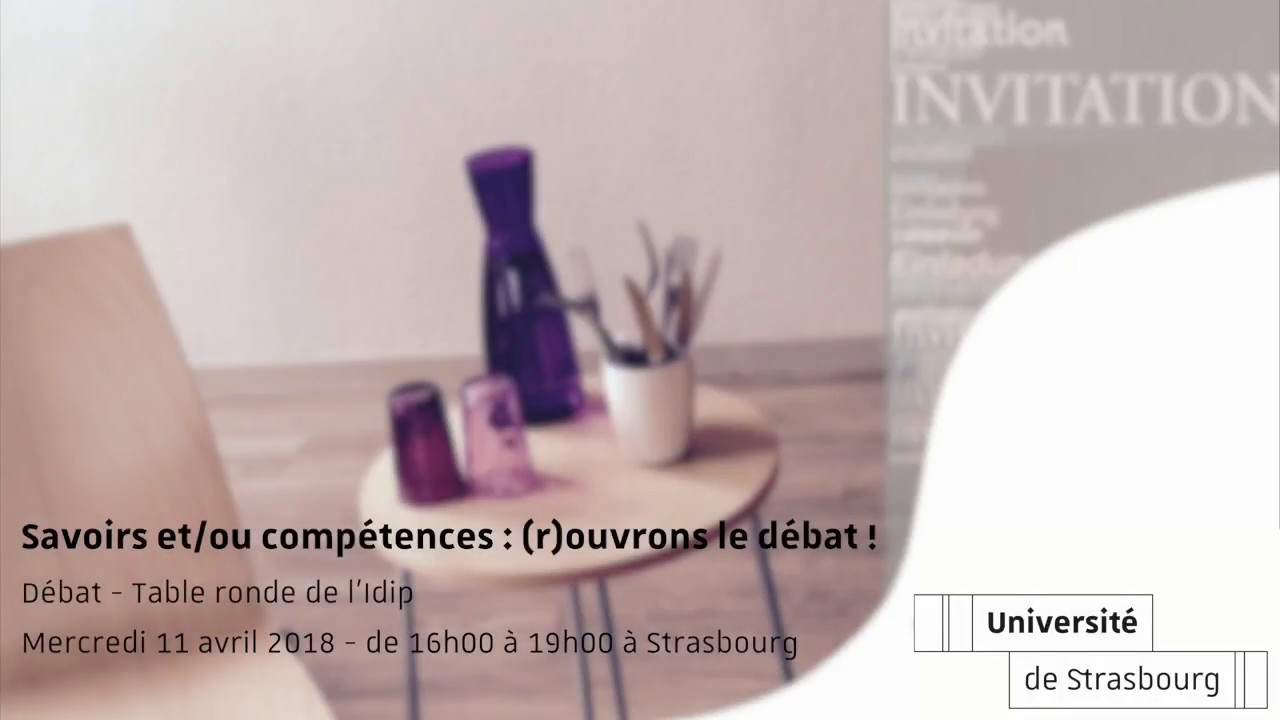 Savoirs et/ou compétences : (r)ouvrons le débat !