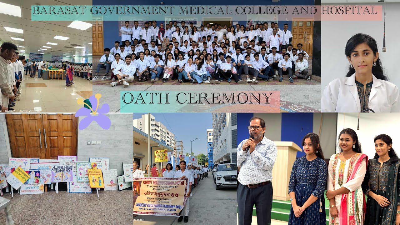 CADAVERIC OATH CEREMONY IN BARASAT GOVERNMENT MEDICAL COLLEGE AND HOSPITAL// 