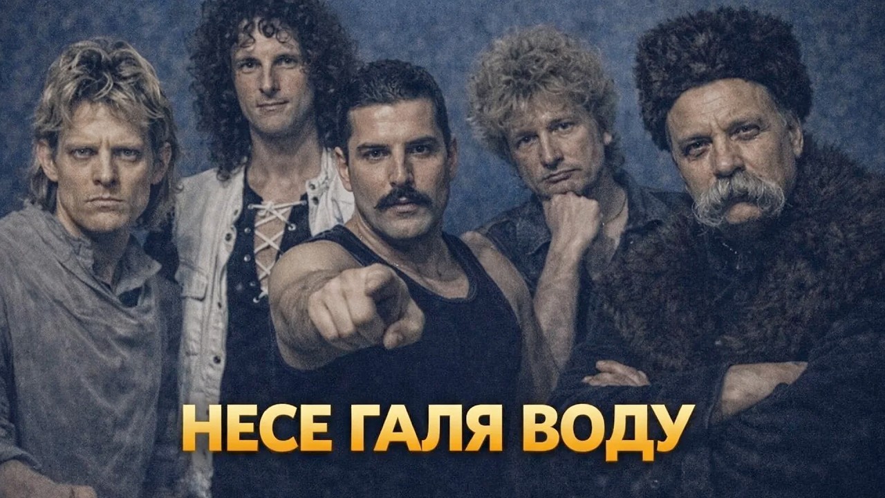 «Несе Галя воду» - Ви ще такого НЕ ЧУЛИ! Якби Queen співали на вірші Тараса Шевченка