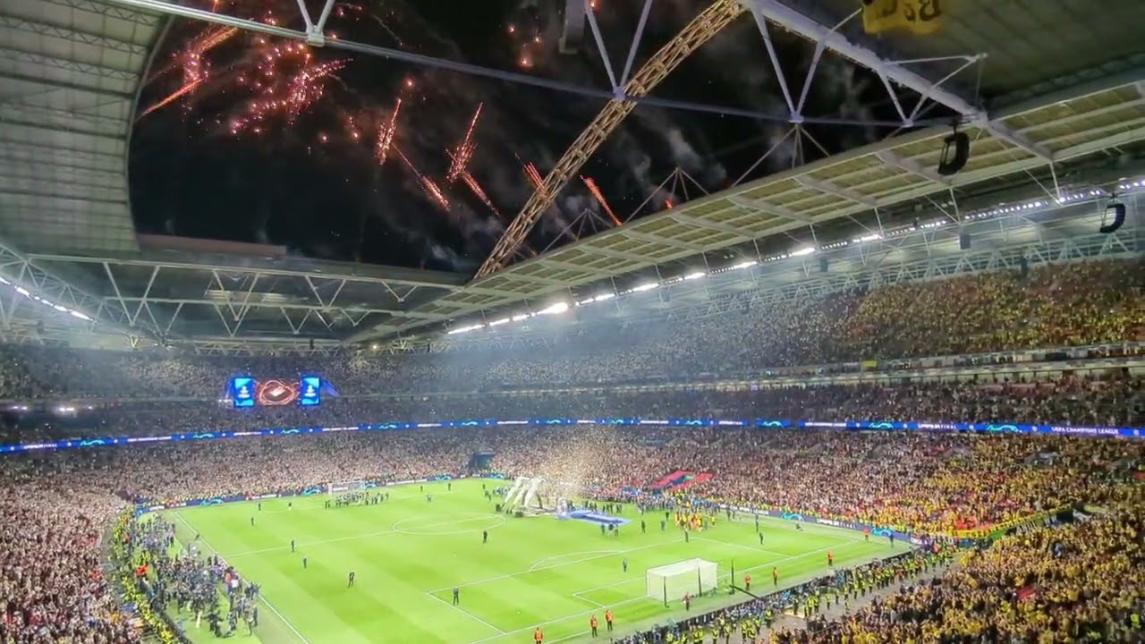 Real Madrid lifts the Champions League trophy | Closing ceremony at 2024 final