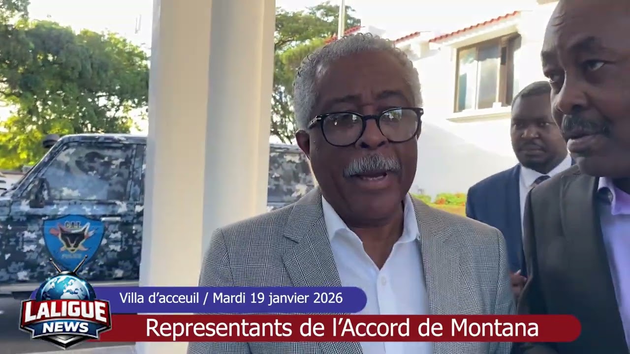 Reprezantan AKÔ MONTANA nan mikwo laprès apre rankont yo avèk manb KPT yo  