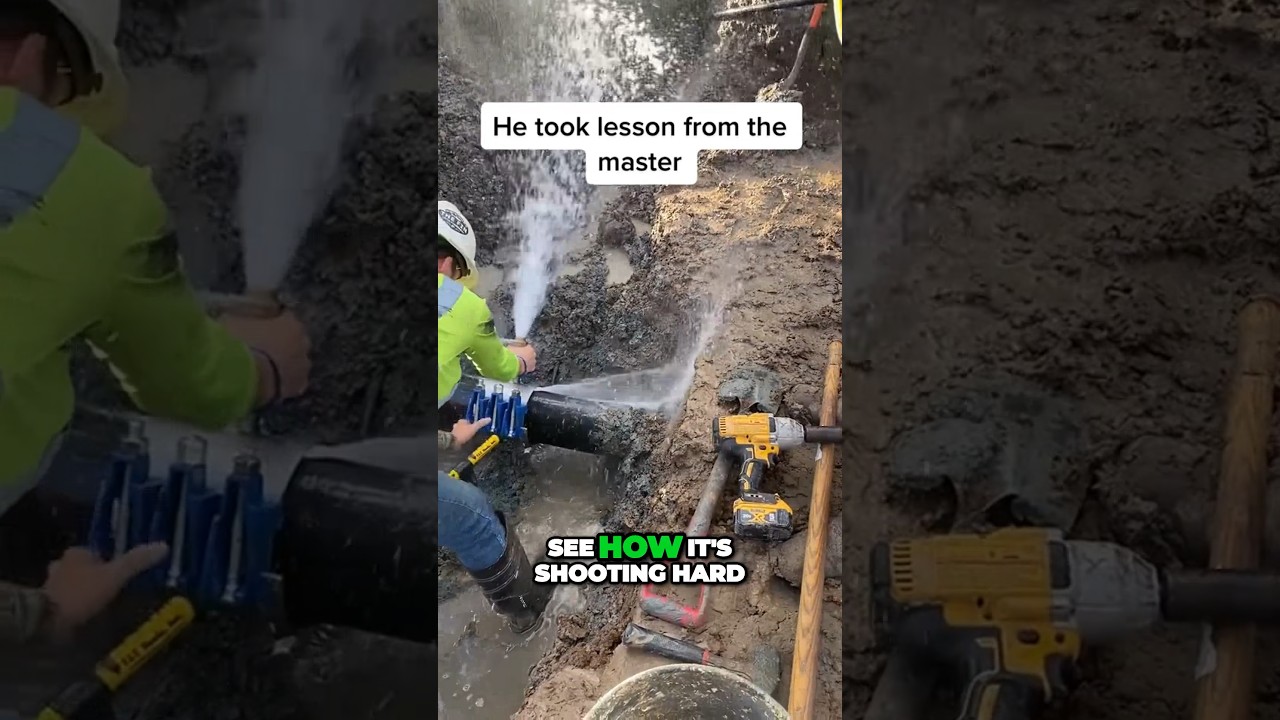 Rookie Water Operator and A Great Mentor. #waterdistribution #watertreatmentplant #wastewater