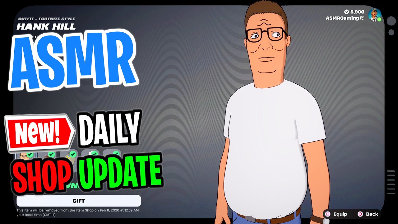 ASMR Fortnite Shop The Animated Dad Skins are Back! Daily Update Today 🎮🎧 Relaxing Whispering 😴💤