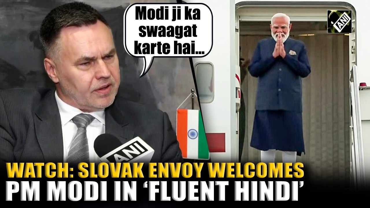 &ldquo;Modi ji ka swaagat karte hai&rdquo;: WATCH: Slovak Envoy&rsquo;s &lsquo;hindi welcome message&rsquo; for PM Modi goes viral