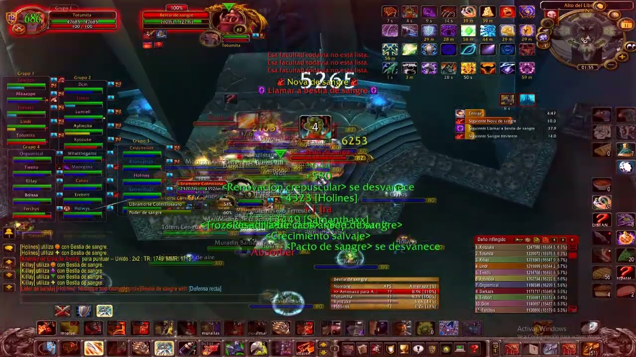 Rotacion warrior furia pve wow 3.3.5a unitarget