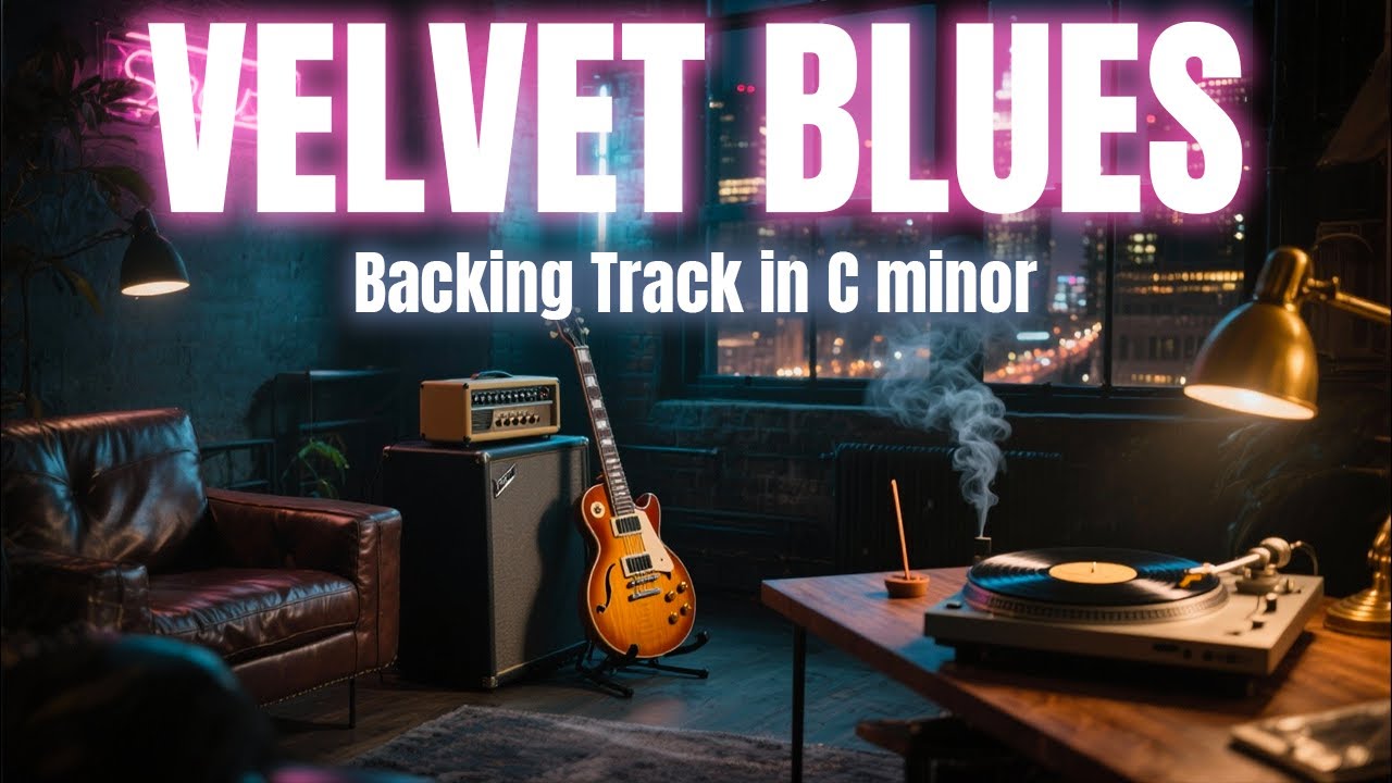 Velvet Blues Backing Track in C minor