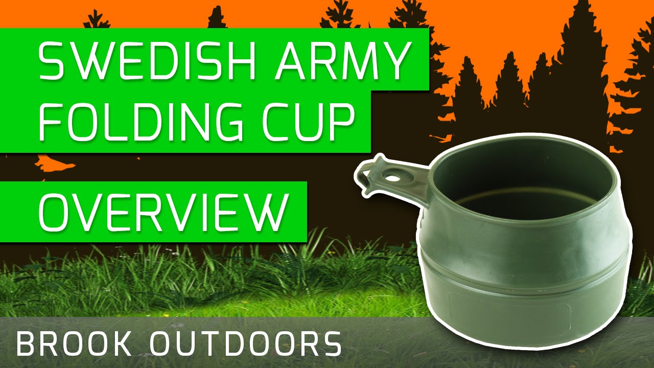 Swedish Army Folding Cup