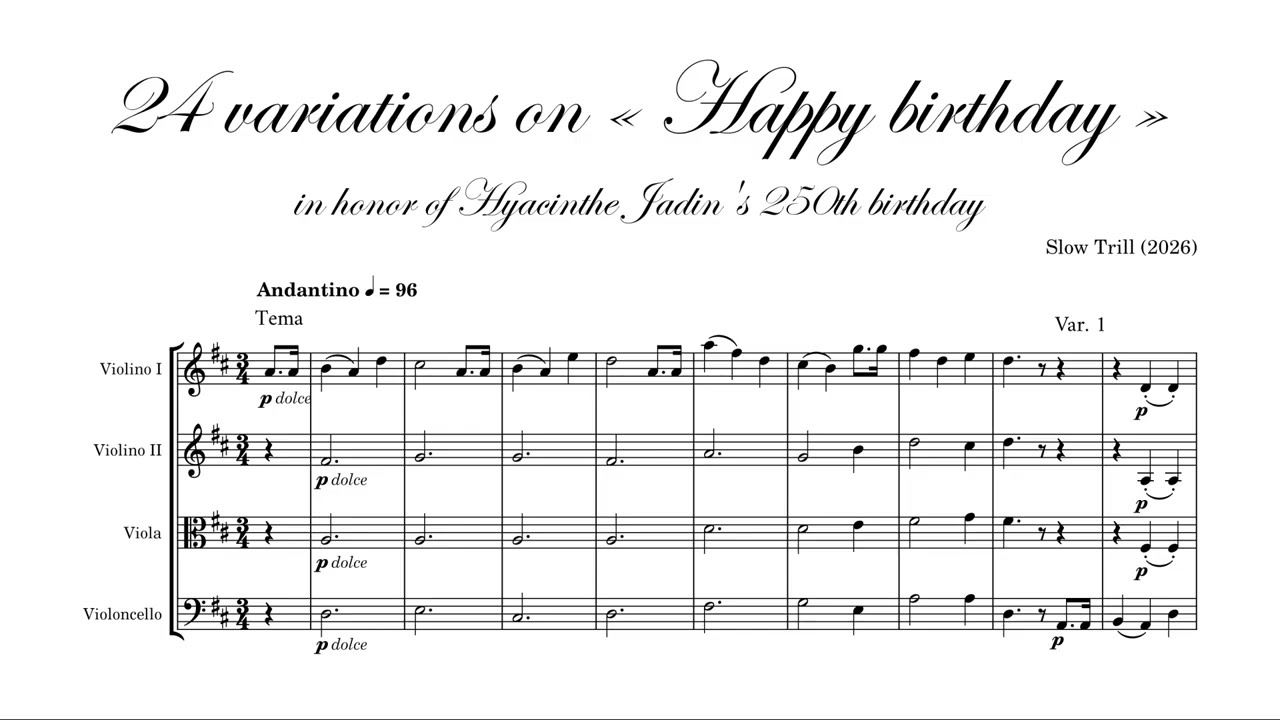 24 variations on 