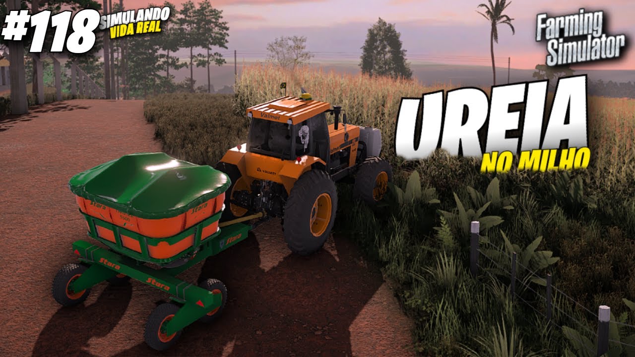Nova Variedade De Milho | Jogando Ureia No Milho | Farming Simulator 22 | Fazenda Madureio#118
