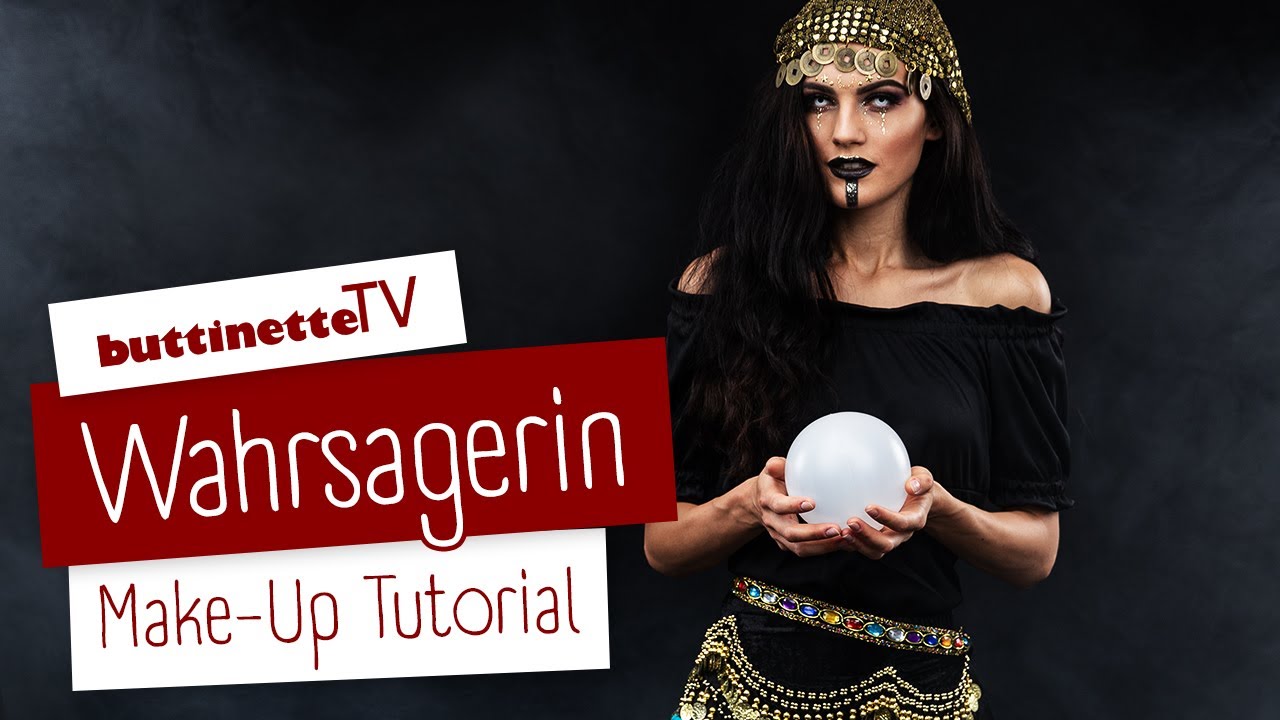 Wahrsagerin schminken | Tutorial | buttinette TV [HALLOWEEN]
