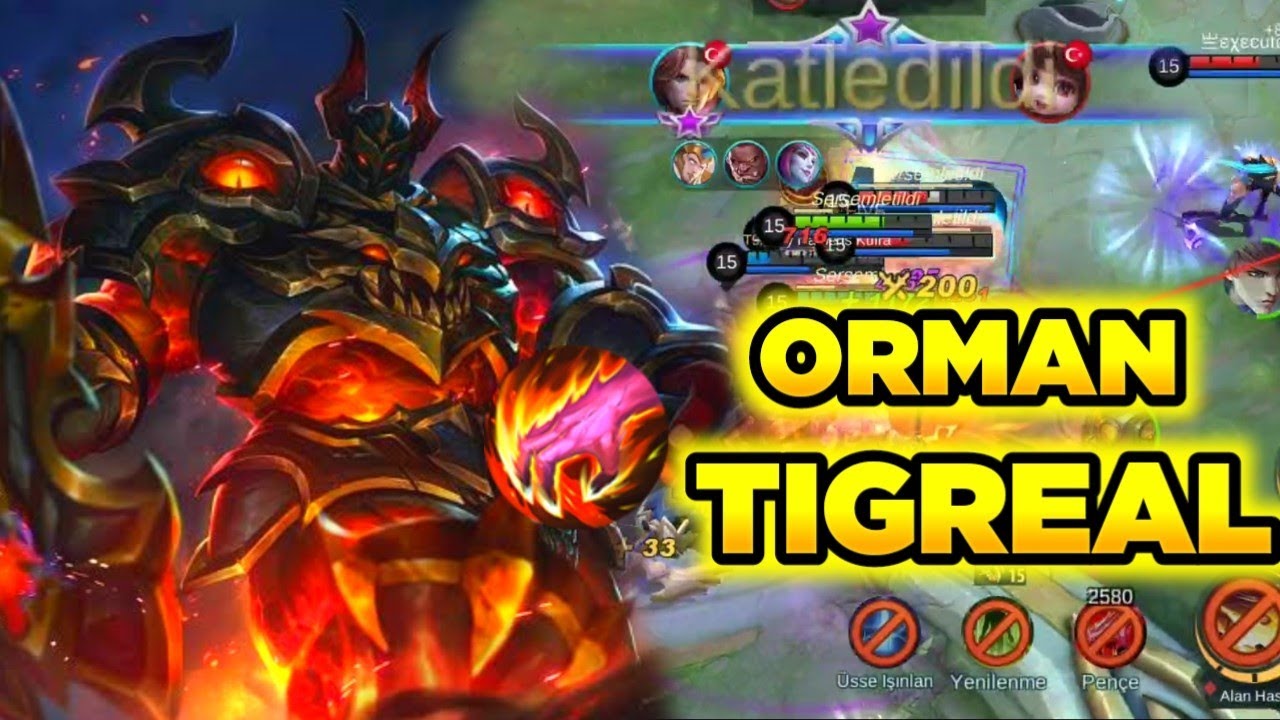 FULL HASAR TIGREAL ORMAN YOK BÖYLE BİR ŞEY ÇOK ZEVKLİ Mobile Legends SENSEY