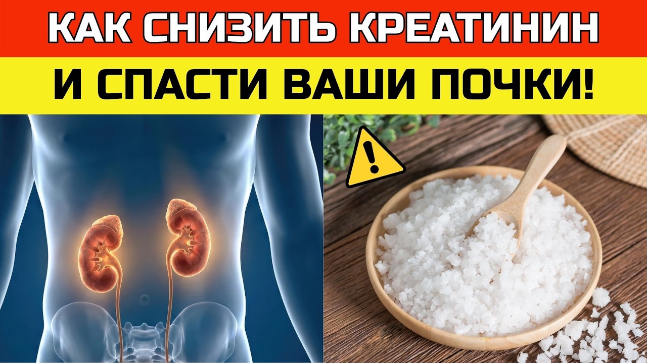 5 научно доказанных способов снизить креатинин и защитить почки | ЗДОРОВЬЕ ПОСЛЕ 50