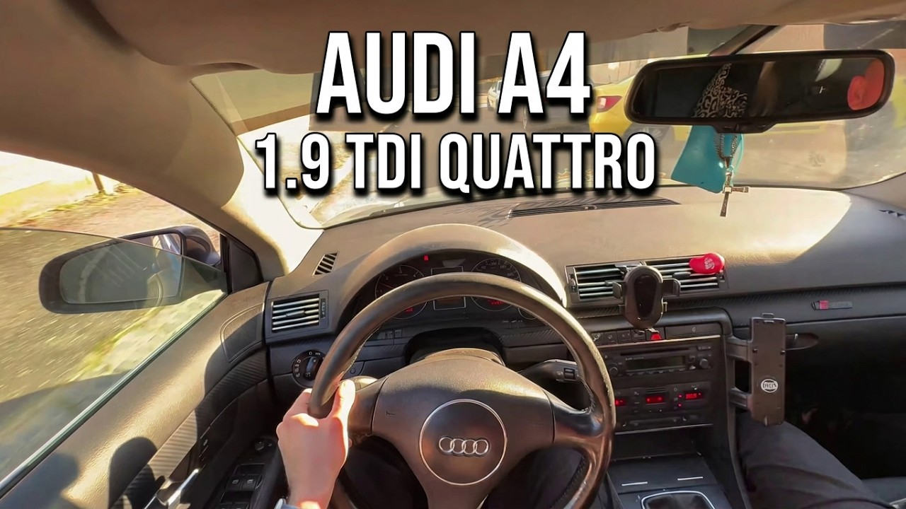 🔴Audi A4 B6 1.9TDI QUATTRO 131HP Stage 1 - POV Drive🏎️💨