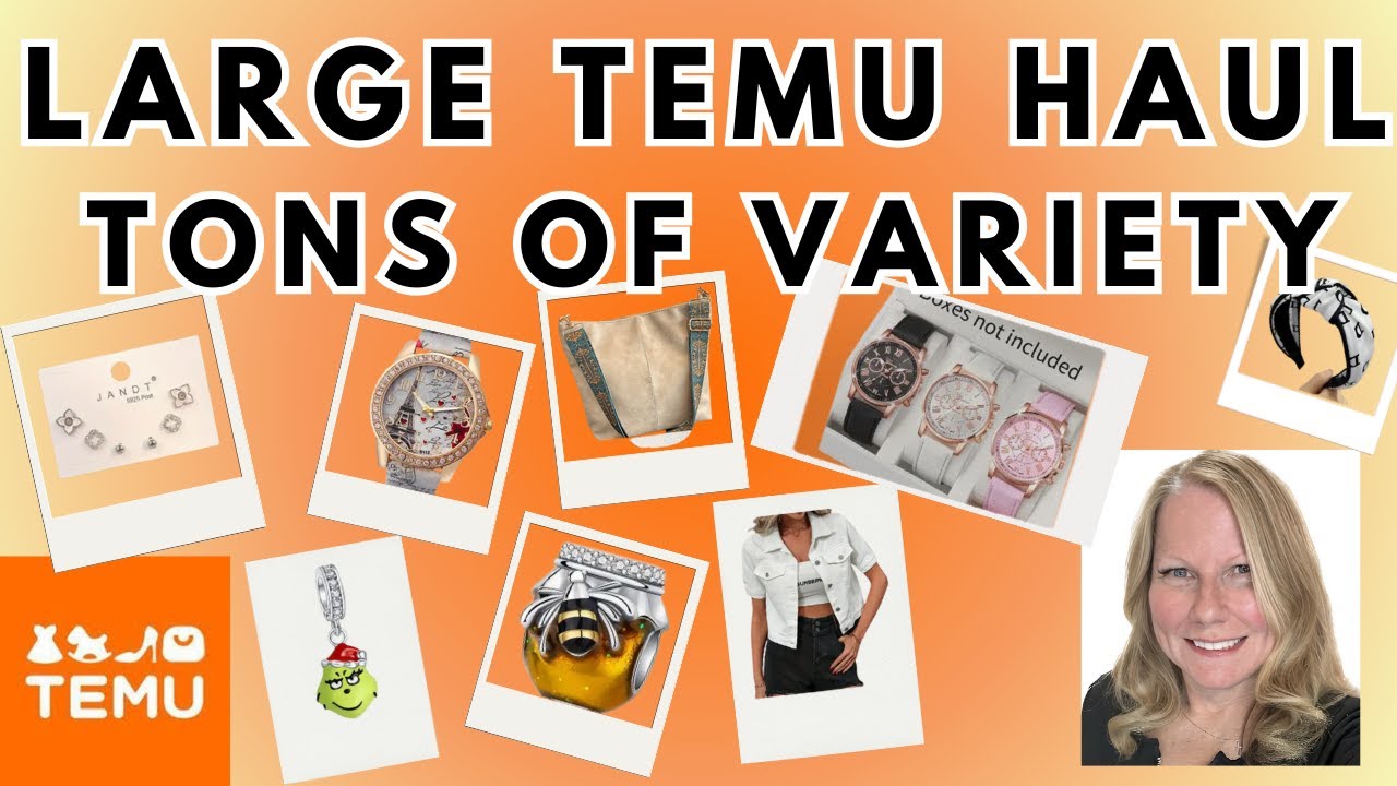 Massive @temu Haul with Tons of Variety